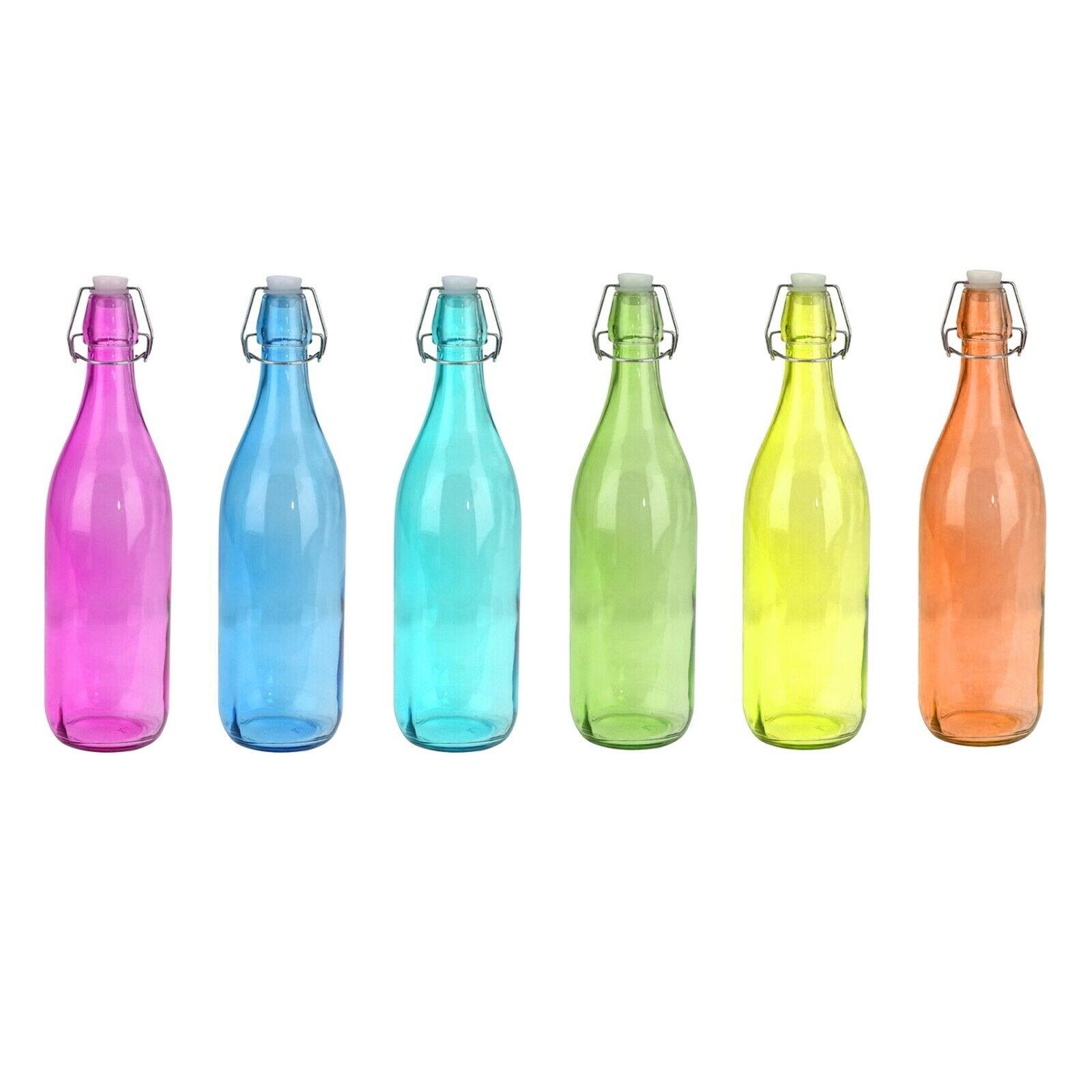 Details about   Glass Bottles Glass Bottles With Swing Top 