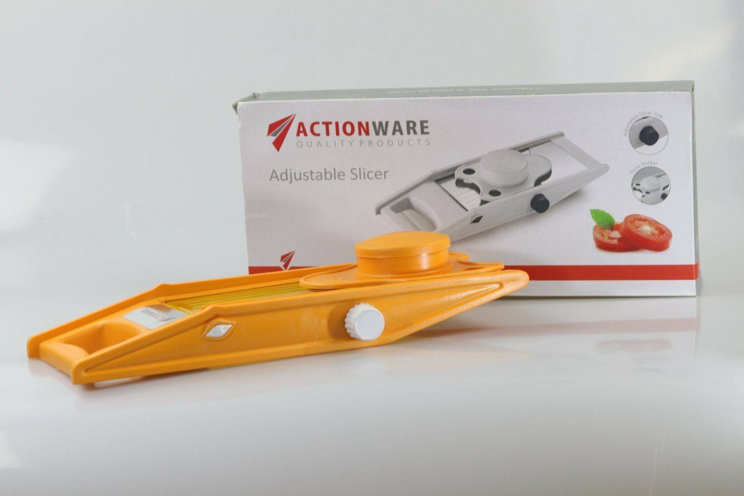 Actionware Adjustable Fruit & Veg Slicer ANDOLIN SLICER JULIENNE CUTTER CHOPPER
