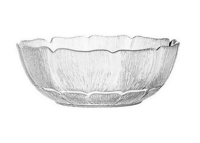 Glass Salad Bowl Large Fruit Trifle Serving Bowl Dish Party Snack Bowl Luminarc