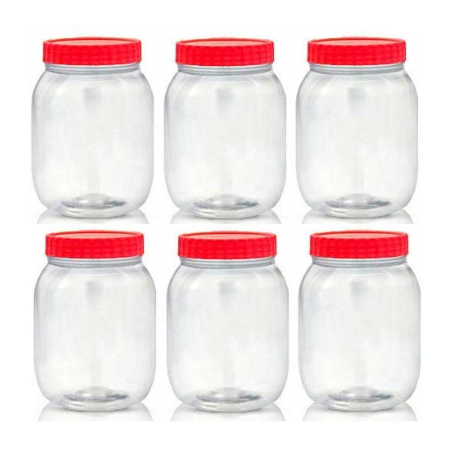 750 ml Crystal Clear PET Plastic Wine Bottle with Black Screw-Top lid 12-Pack 