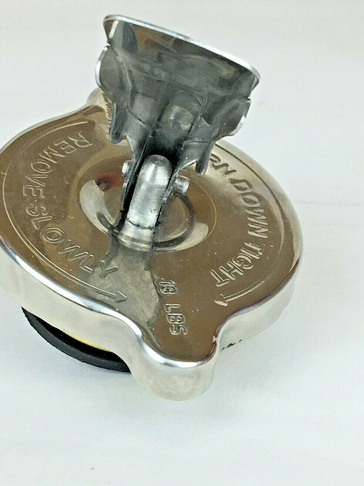 Stainless Steel SAFETY Rad Radiator Cap 13lbs Fits FORD CAPRI 