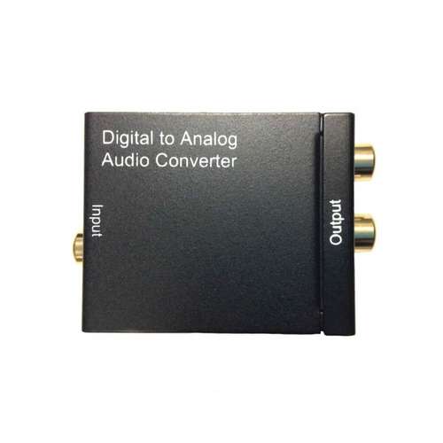 Digital Toslink/Coax to RCA Phono L/R Audio Converter