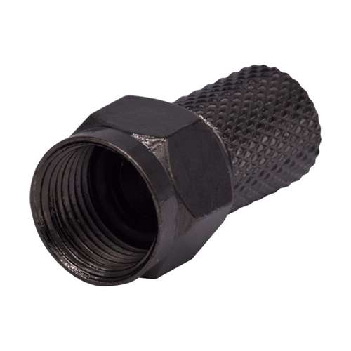 F type twist-on connector with O-ring