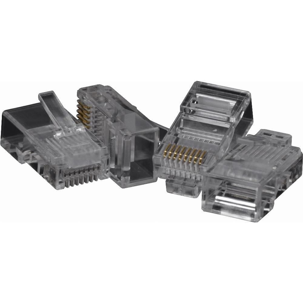 Push Through Quick Fit Check, Trim & Crimp RJ45 CAT5/e Connector