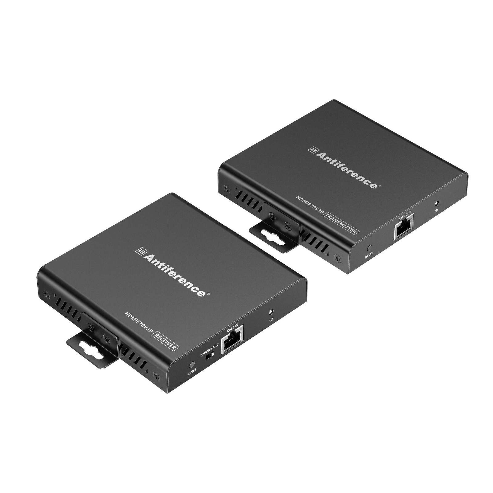 Antiference HDMIE70V3P 70M 4K CAT6 extender with HDMI loop, auto-scaling & PoC HDMIE70V3P