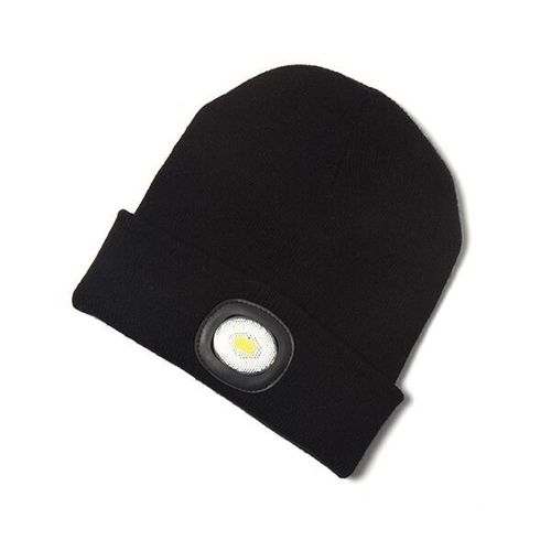 CK Tools LED Beanie Hat – USB Rechargeable, Warm & Hands-Free Lighting // T9608BHR