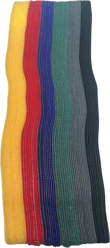Cat6 Velcro Cable Ties – 200mm, Bag of 30, 6 Colours