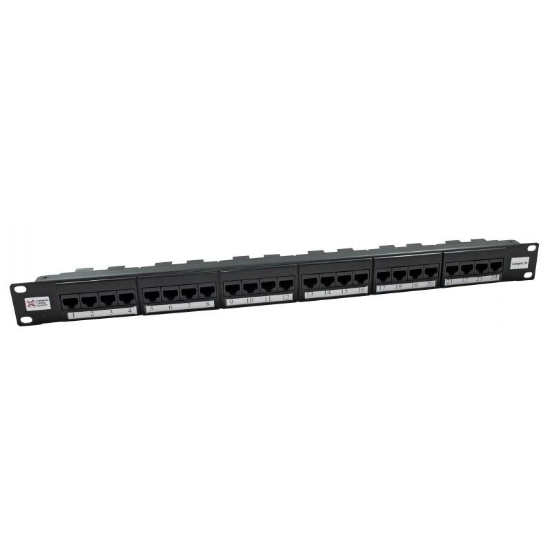 Cat5e UTP 1U Elite Patch Panel