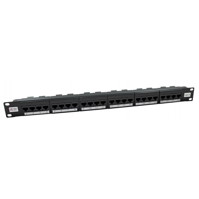 Cat5e UTP 1U Elite Patch Panel