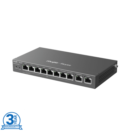 Ruijie Reyee RG-EG210G-P-V3 10-Port Gigabit Cloud Managed PoE Router