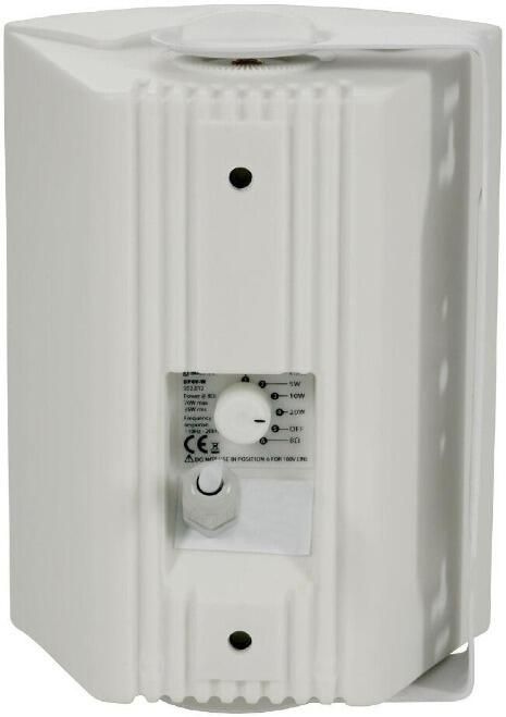 Adastra BP4V-w - 100V Weatherproof Speakers - White - back