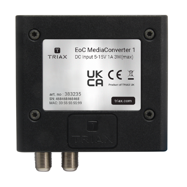 Triax EoC MediaConverter, 10 pcs || 383235