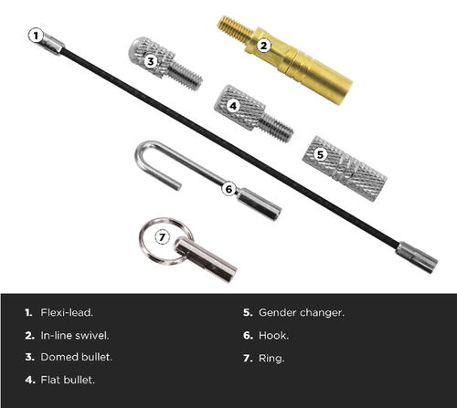 CK Tools MightyRod 7 Piece Accessory Pack | Cable Routing & Installation Kit T5440