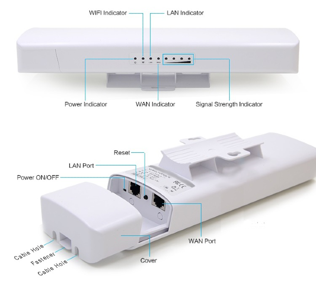 Clear flow - Beam 5 - 5.8GHz 300Mbps Bridge Extender
