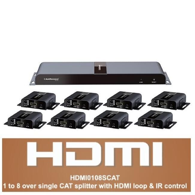 Antiference HDMI0108SCAT 1 x 8 HDMi Splitter
