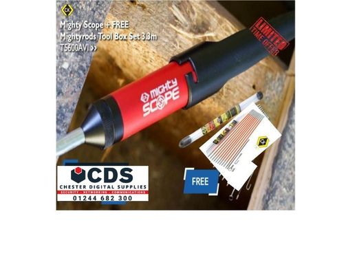 MightyScope WiFi HD Streaming IP67 Inspection Camera Kit – HD Video, USB-C Quick Charge