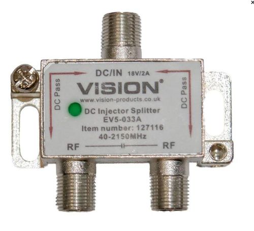 Vision EV5-033A DC Injector 3-Way Switch | RF Power Divider