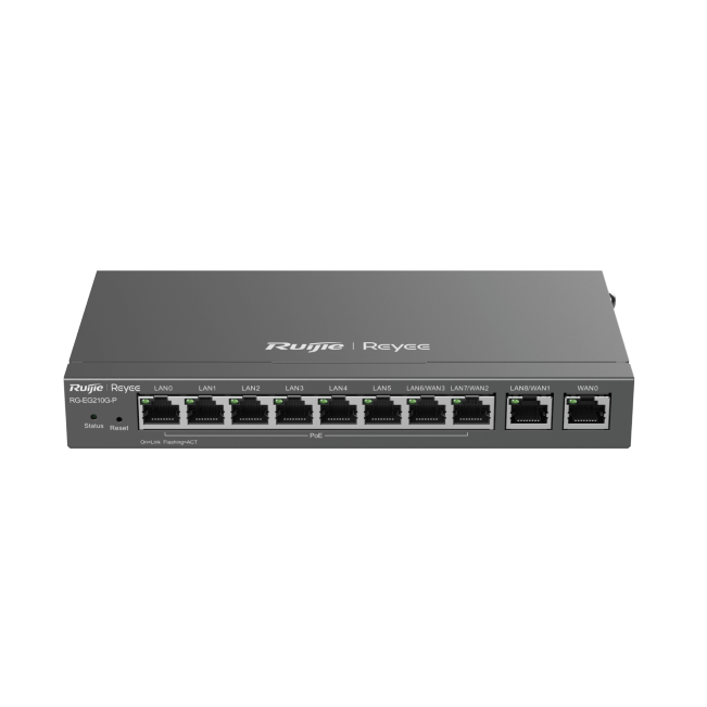Ruijie Reyee RG-EG210G-P 10-Port Gigabit Cloud Managed PoE Router
