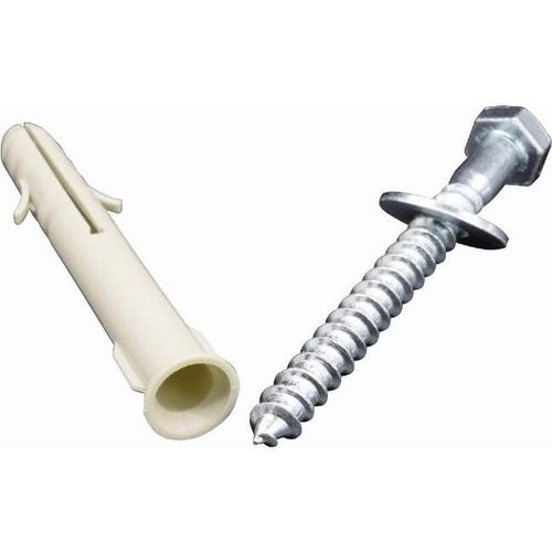 M8 x 80mm Fixing Kit M8 Coach Bolt, M10 Rimmed Plug & Washer Bag all parts separately Washer is Form C