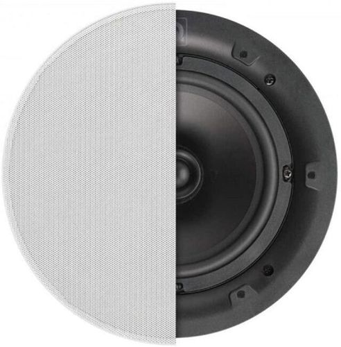Q Install Qi65CB 6.5” Stereo Ceiling Speaker (Single) | Ultra Slim Flush Mount Speaker