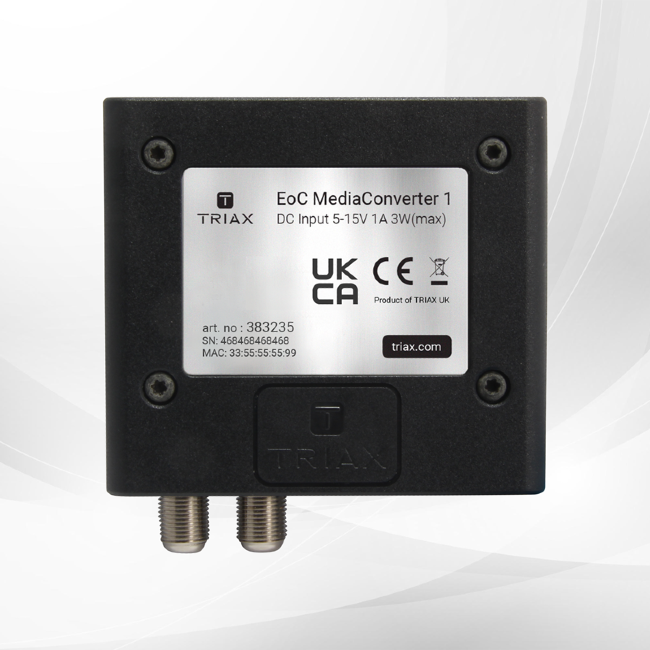 Triax EoC MediaConverter, 10 pcs || 383235