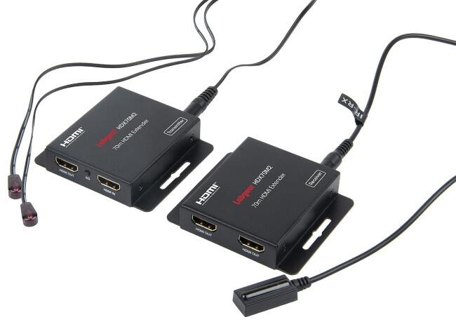 Labgear 4K 70m HDMI over CAT5 / 6 / 7 Extender with IR, PoE