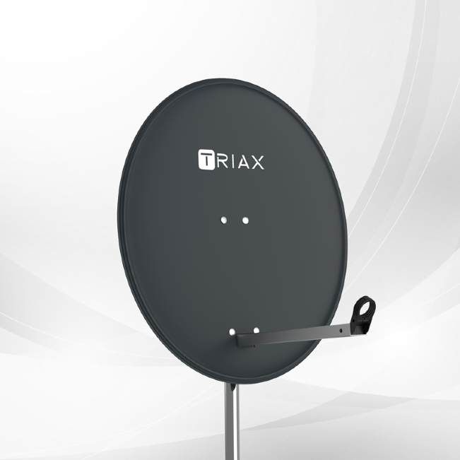 Triax TDS 80cm Steel satellite dish RAL 7016