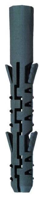 8 x 60mm Premium Nylon Wall Plugs – PA6, Pack of 100