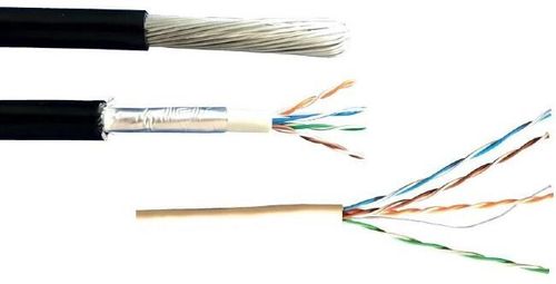 CAT5e UTP PE Cable 24AWG Solid Copper Outdoor Ethernet Cable