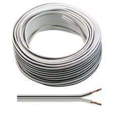 2.5mm OFC Speaker Cable White 100m | Oxygen-Free Copper Audio Wire