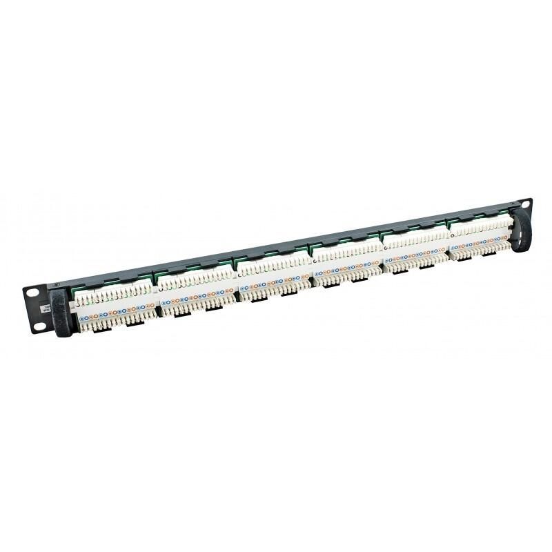 Connectix Cat6 UTP 1U Elite Patch Panel Rear