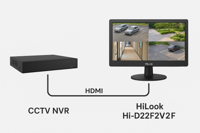 HiLook Hi-D22F2V2F Monitor, 21.5'' FHD @Chester digital