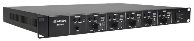 Adastra 1U 5-ZONE MIXER-AMPLIFIER 5 x 60W 953.152UK