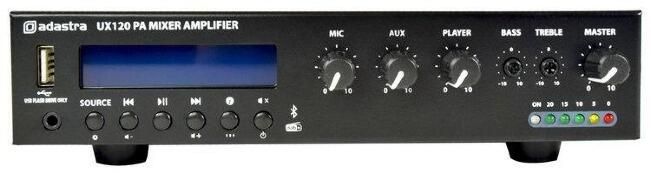 adastra UX Series Compact 100V Mixer-Amplifiers