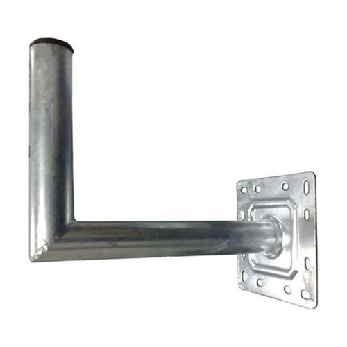2" 90° Cranked Elbow Mount – 45cm Stand Off, Galvanised Steel Bracket