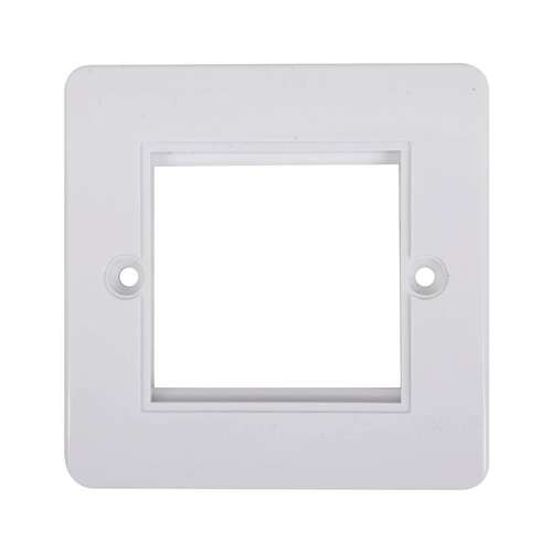 Polycarbonate Bevel Edge Full Module White