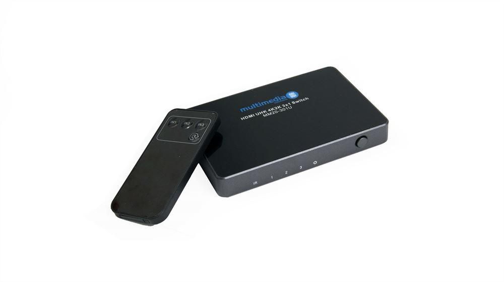Vision MM20-301U - 3 x 1 HDMI GREEN Series 4K Switch