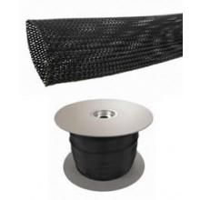 Expandable Braided Sleeving 40–63mm – 25m Drum for Network Cables