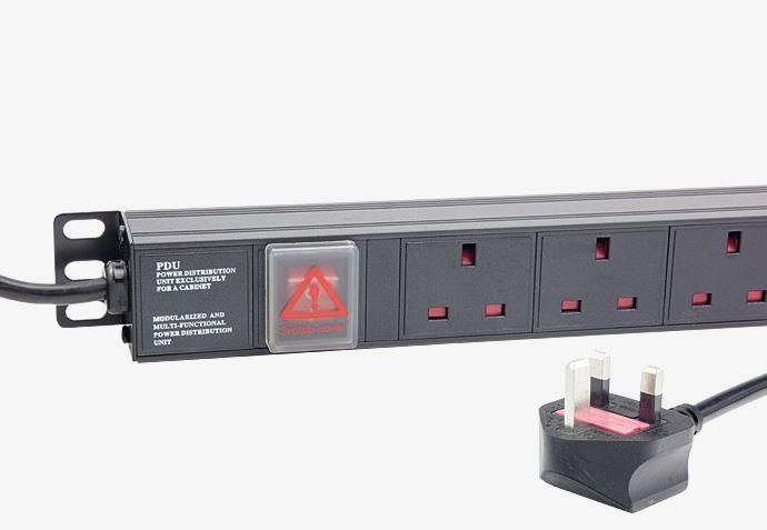 10 Way Switched 13A Mains Sockets Vertical PDU - PDU10V
