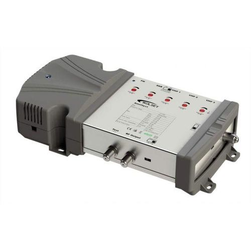 Triax Amethyst LTE700 multiband amplifier with FM, DAB and 3x UHF inputs, variable gain control || 371005