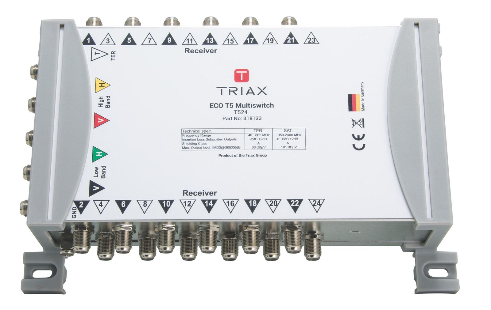 TRIAX ECO T524 Multiswitch 5x24 318133