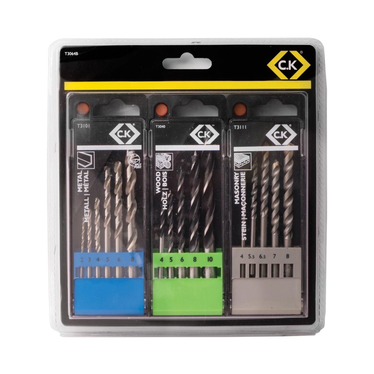 CK Tools Drill Bit Set of 16 T3064B