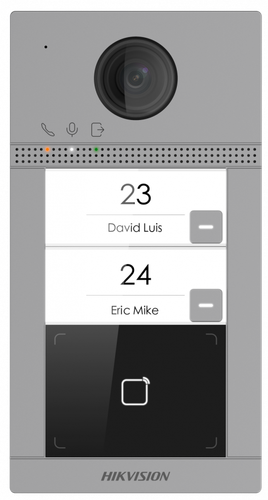 Hikvision DS-KV8213-WME1(c) 2-Button Metal Villa Door Station
