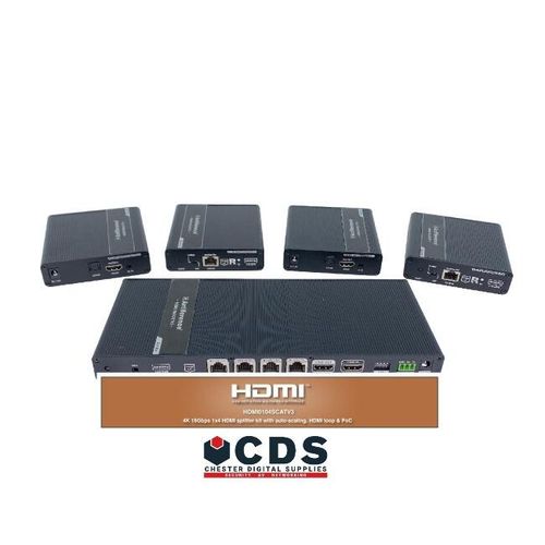 1in 4out 4K HDMI Splitter with PoC, Auto-Scaling & Loop – Antiference || HDMI0104SCATV3