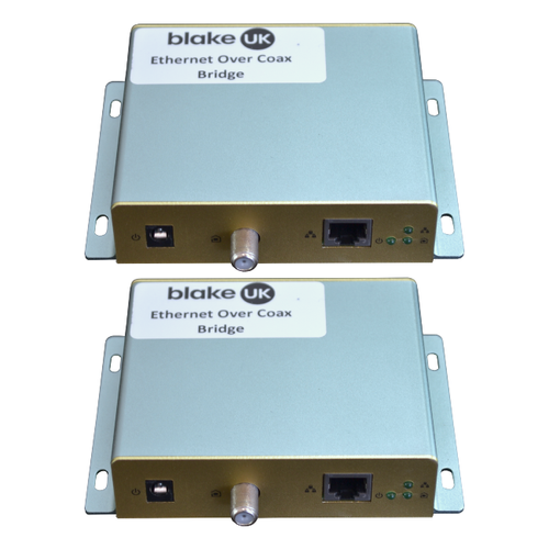 Blake UK Ethernet Over Coax Bridge Pair || BLAEOC11-TWIN