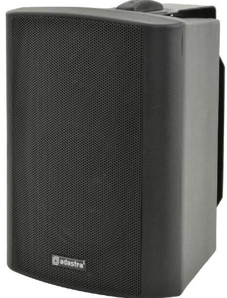 Adastra BP4V-B 4 Inch 100V Indoor Outdoor Speaker | IP54 Wall Mount - Black - angle