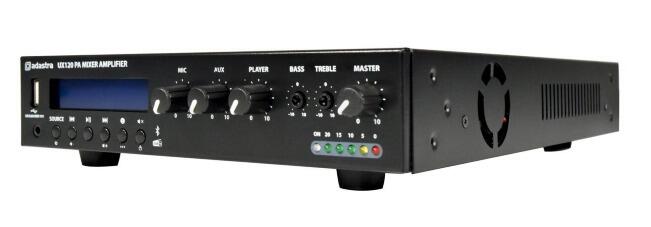 adastra UX Series Compact 100V Mixer-Amplifiers