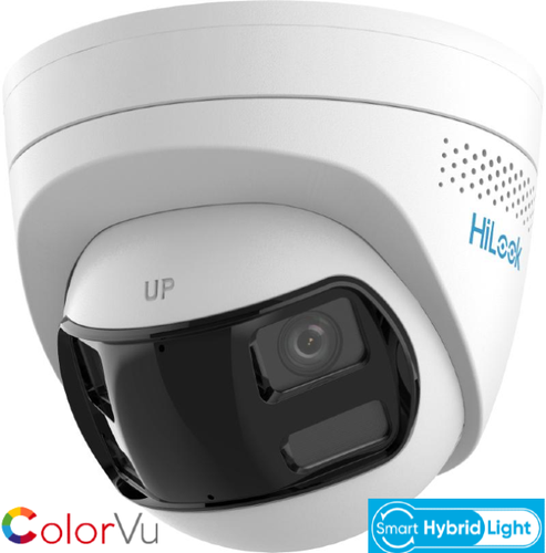 HiLook IPC-T269HAD-LUF/S(L)(RB) 6 MP Dual Lens Stitched Wide Angle ColorVu with Smart Hybrid Light Fixed Turret Network Camera