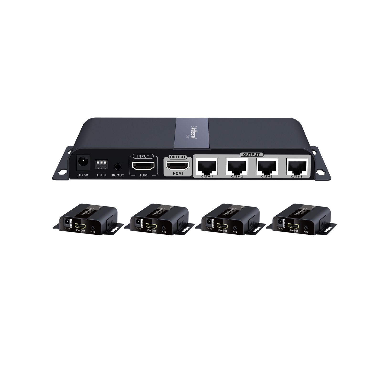 Antiference HDMI0104SCAT - 1x4 HDMI Extender 50m