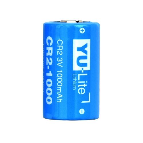 Yuasa CR2 lithium battery 3V high capacity primary cell. Long life, low self-discharge, ideal for wireless security, fire alarms and electronic devices.